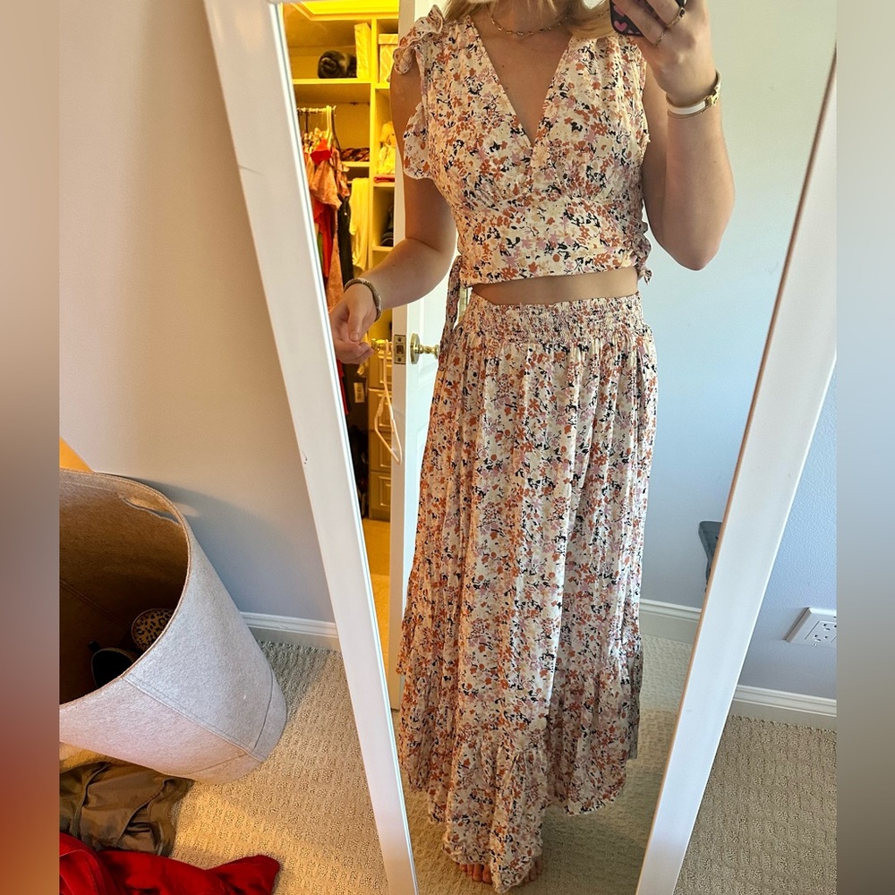 Free people maxi dress set
